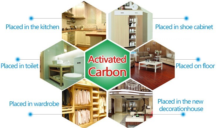 Car Air Purifier / Activated Bamboo Faħam tal-Kannol Borża Deodorant Neħħi Odor